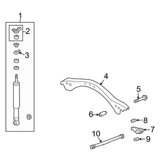 Lexus OE - Front Suspension - Shocks & Components
