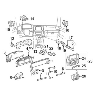 Lexus OE - Instrument Panel - Cluster & Switches