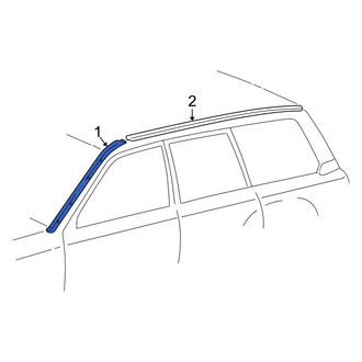 Lexus OE - Front Left Windshield Molding