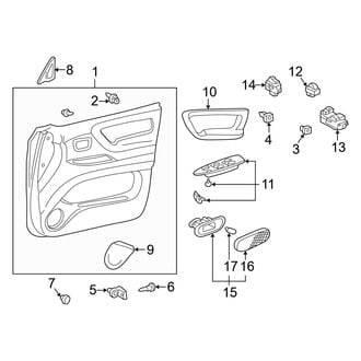 Lexus OE - Front Door - Interior Trim