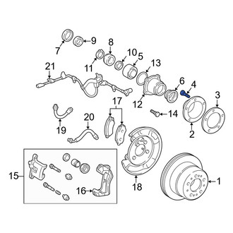 Lexus OE - Front Wheel Lug Stud