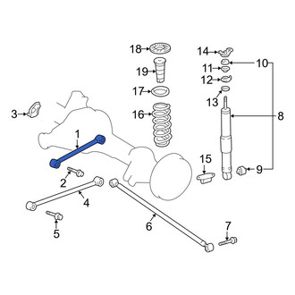 Lexus OE - Rear Left Upper Suspension Control Arm
