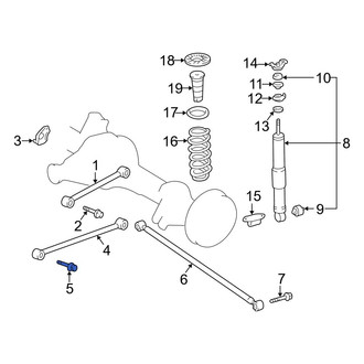 Lexus OE - Rear Lower Suspension Control Arm Bolt