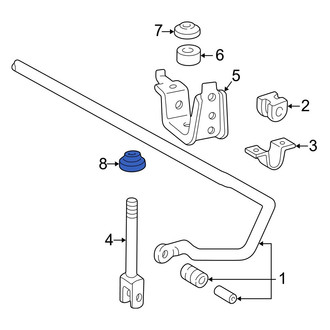 Lexus OE - Rear Center Suspension Stabilizer Bar Link Washer