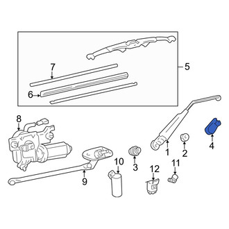 Lexus OE - Rear Wiper Arm Cover