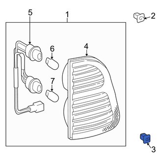 Lexus OE - Roof Molding Clip