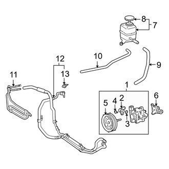 Lexus OE - Steering Gear & Linkage - Pump & Hoses