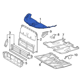 Lexus OE - Front Radiator Support Access Cover