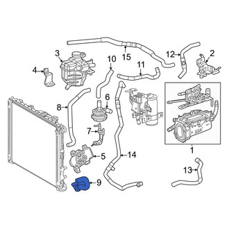 Lexus OE - Radiator Coolant Hose