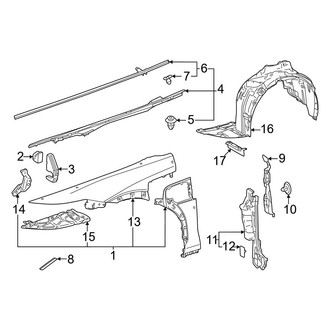 Lexus OE - Fender & Components