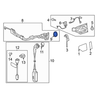 Lexus OE - Front Drive Motor Battery Pack Charging Port Shield