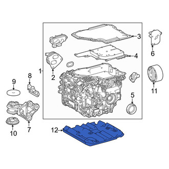Lexus OE - Rear Powertrain Skid Plate