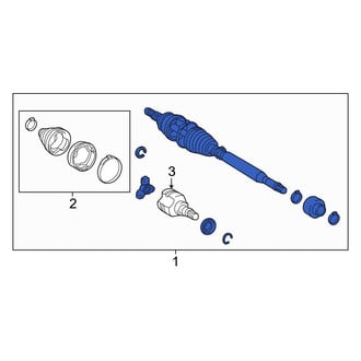Lexus OE - Front CV Axle Assembly
