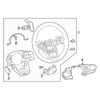 Lexus OE - Steering Wheel & Trim (W/O Steer by Wire)