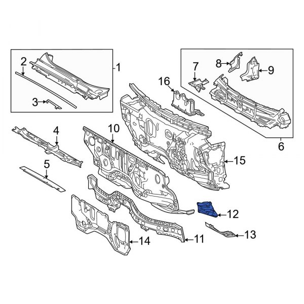 Dashboard Panel Bracket