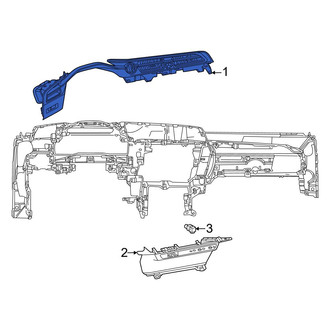 Lexus OE - Center Upper Instrument Panel Trim Panel