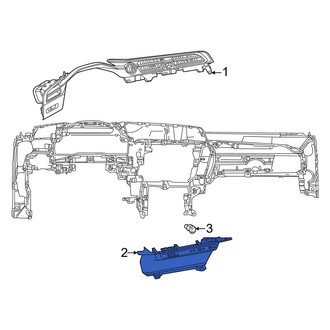 Lexus OE - Center Lower Instrument Panel Trim Panel