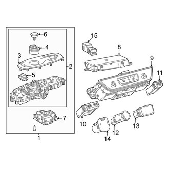 Lexus OE - Console - Electrical Components