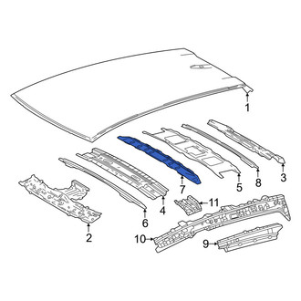 Lexus OE - Center Roof Bow