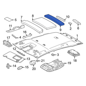 Lexus OE - Center Rear Headliner Insulator
