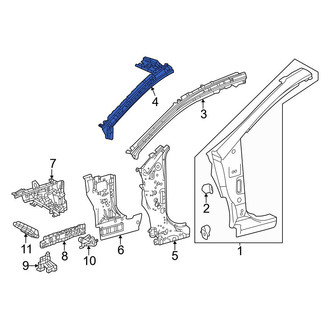 Lexus OE - Left Upper Inner Body A-Pillar