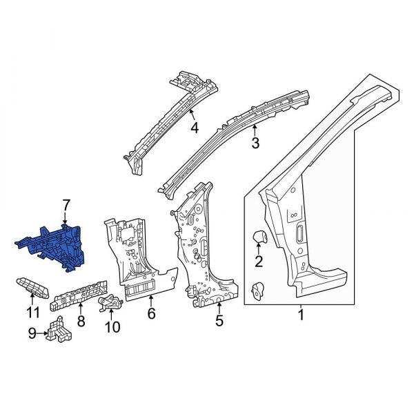 Fender Apron Reinforcement