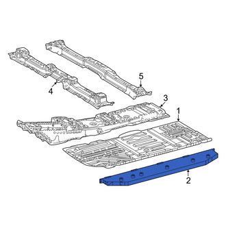 Lexus OE - Front Left Floor Pan Reinforcement