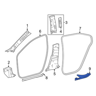 Lexus OE - Front Left Door Sill Plate