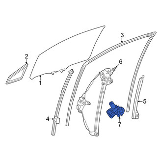 Lexus OE - Front Left Window Motor