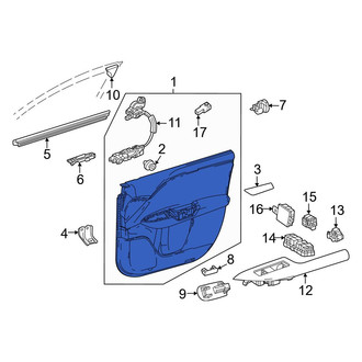 Lexus OE - Front Left Inner Door Interior Trim Panel