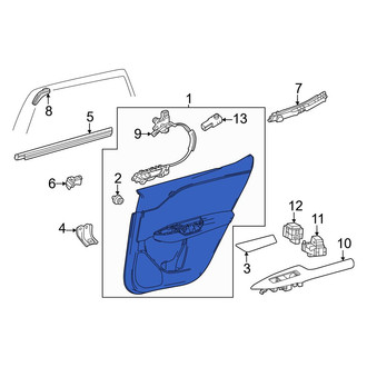 Lexus OE - Front Left Inner Door Interior Trim Panel