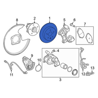 Lexus OE - Rear Disc Brake Rotor