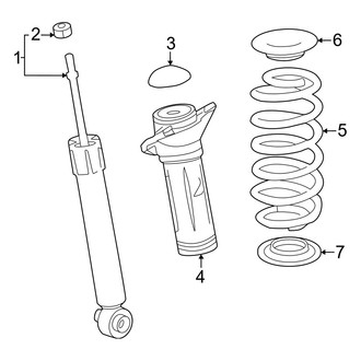 Lexus OE - Rear Suspension - Shocks & Components (FWD)