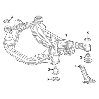 Lexus OE - Rear Suspension - Suspension Mounting