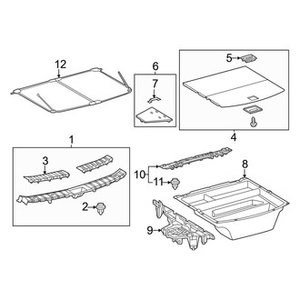 Lexus OE - Rear Body & Floor - Interior Trim