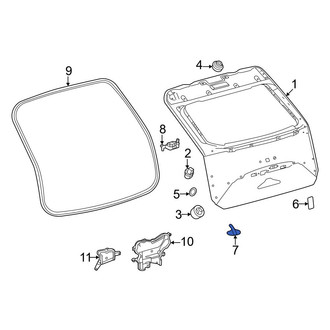 Lexus OE - Liftgate Seal
