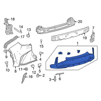 Lexus OE - Rear Bumper Cover