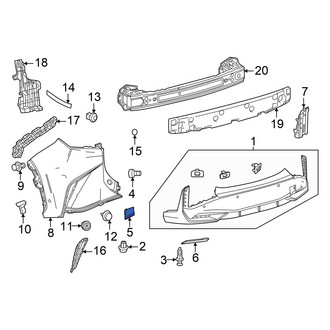 Lexus OE - Rear Tow Eye Cap