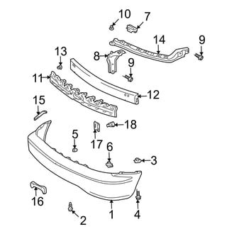 Lexus OE - Front Bumper - Bumper & Components