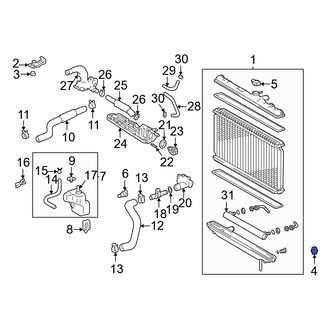 Lexus OE - Lower Radiator Insulator