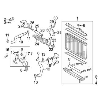 Lexus OE - Cooling - Radiator & Components