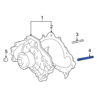 Lexus OE - Engine Water Pump Stud