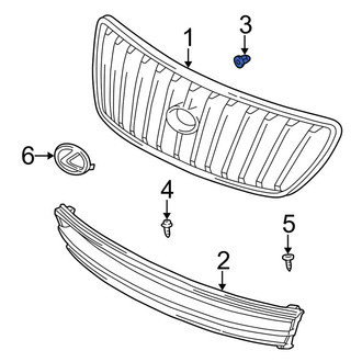 Lexus OE - Grille Nut