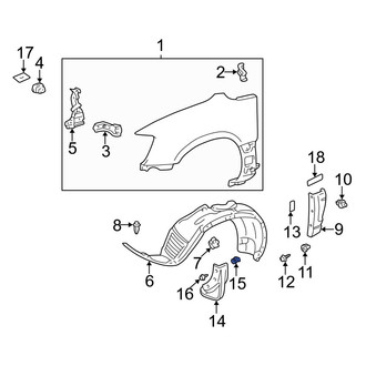 Lexus OE - Mud Flap Grommet