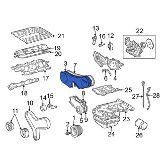 Lexus OE - Lower Engine Timing Cover
