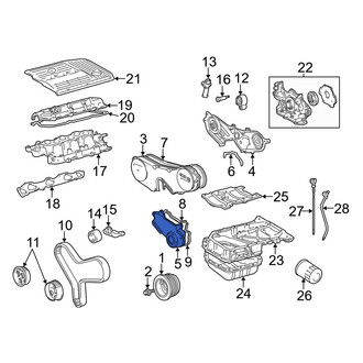 Lexus OE - Lower Engine Timing Cover