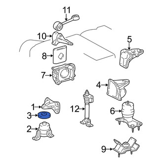 Lexus OE - Front Engine Mount Isolator