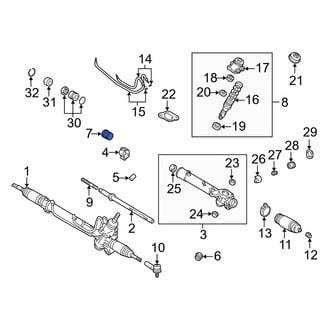 Lexus OE - Rack and Pinion Grommet