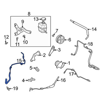 Lexus OE - Power Steering Return Hose