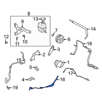 Lexus OE - Power Steering Return Hose